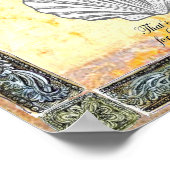 "Liefde en vrienden", Poster 28 x 28 cm (Hoek)