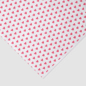 Liefde en vriendschap Bright Red Hearts Tissuepapier (Detail)