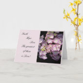 Liefde en vriendschap kaart (Gele Bloem)