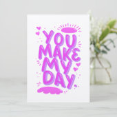 Liefde en Vriendschap Quote Kaart (Staand voorkant)