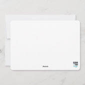 Liefde en vrolijk kerstfeest feestdagenkaart (Achterkant)