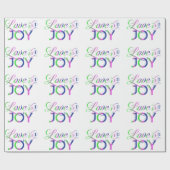 Liefde en vrolijk kleurrijk omslagpapier cadeaupapier (Vlak)