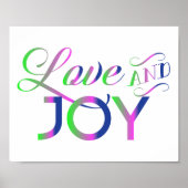 Liefde en vrolijk Poster (Voorkant)