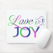 Liefde en vrolijke kleurrijke Muismat (Met muis)