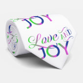 Liefde en vrolijke kleurrijke Stropdas (Opgerold)