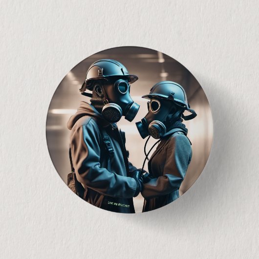 LIEFDE EN WEERSTAND Cine-scope Pin Button Badge (Voorkant)