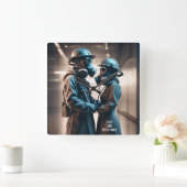 LIEFDE EN WEERSTAND Cine-scope Vierkante Klok (Huis)