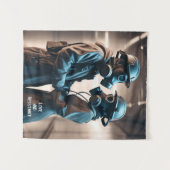 LIEFDE EN WEERSTAND Cine-scope Wandkleed (Voorkant (horizontaal))