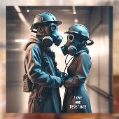 LIEFDE EN WEERSTAND Cine-scope Window Cling Raamsticker (Vel 2)