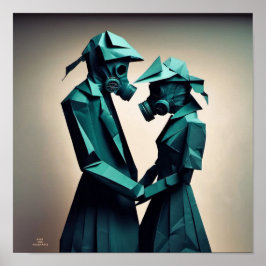 LIEFDE EN WEERSTAND Origami 2 Poster