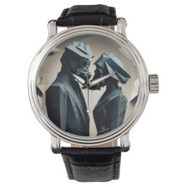 LIEFDE EN WEERSTAND Origami Horloge