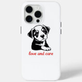 Liefde en zorg puppy Case-Mate iPhone case (Achterkant)