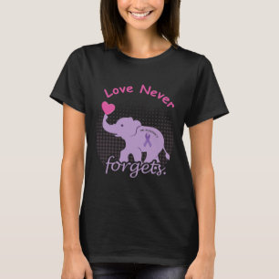 Liefde End Alzheimer End Heimer Heimers Awareness T-shirt