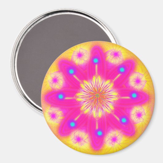 Liefde Energie door Power Flower Magneet (Voorkant / Achterkant)