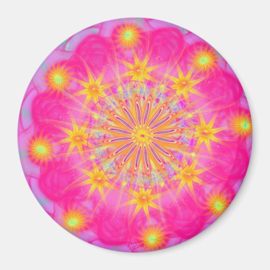 Liefde Energie door Power Flower Magneet (Voorkant)