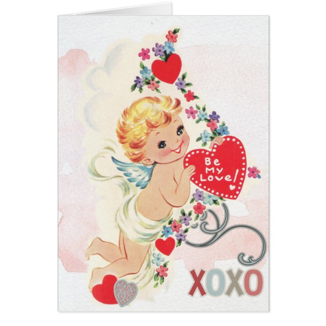 Liefde engelrood hart xoxo (Voorkant)