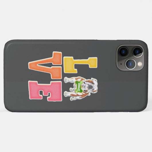 Liefde Engels Bulldog Leuke Hond Papa Hond Mam Case-Mate iPhone Case (Achterkant (horizontaal))