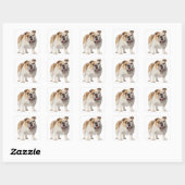 Liefde Engels Bulldog Puppy Dog Sticker / zeehond (Vel)