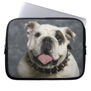 Liefde Engelse Bulldog Puppy Hond Laptop Hoes Case