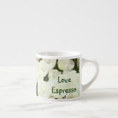 Liefde Espresso mokken Rood Witte Tulp Bloemen (Rechts)