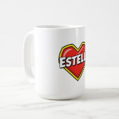 Liefde Estelle Koffiemok (Voorkant links)