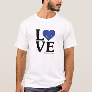 Liefde Europese Unie T-shirt