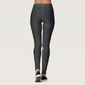 Liefde Exe Blauwe Scherm Dood Y2K Tech Grappige Co Leggings (Achterkant)