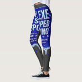 Liefde Exe Blauwe Scherm Dood Y2K Tech Grappige Co Leggings (Links)