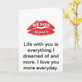 Liefde expressie kaart (Gele Bloem)