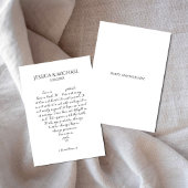 Liefde faalt nooit 1 Korinthiërs Schriftelijk Jubi Kaart