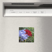 Liefde faalt nooit bloemen magneet (Insitu (Vaatwasser))