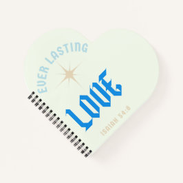 Liefde faalt nooit, bruiloft, huwelijk, grafische  notitieboek