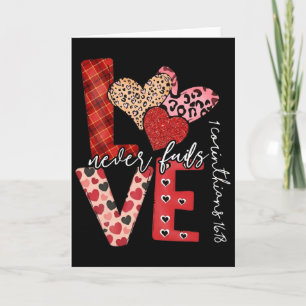 Liefde Faalt Nooit, Christelijke Vrouwen Valentijn Kaart