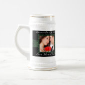 Liefde faalt nooit Foto Bruiloft Stein Bierpul (Links)