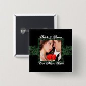 Liefde faalt nooit Foto Button (Voorkant /achterkant)