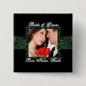 Liefde faalt nooit Foto Button (Voorkant)