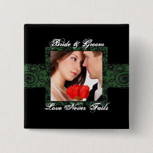 Liefde faalt nooit Foto Button