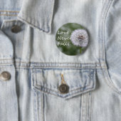 Liefde Faalt Nooit Paardenbloem1 Korintiërs 13 Ronde Button 5,7 Cm (In situ)