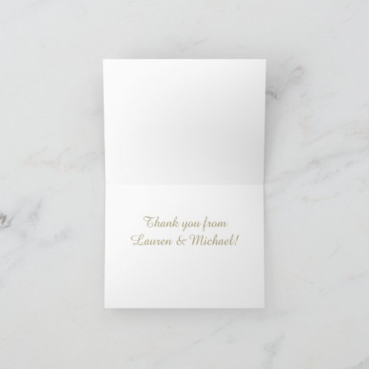 Liefde Faalt Nooit Trouwkaart Dankjewel Bedankkaart (Binnen)