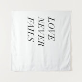 liefde faalt nooit wandkleed (Voorkant (horizontaal))