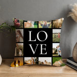 Liefde Familie Fotocollage Gepersonaliseerd Kussen<br><div class="desc">Liefde Familie Fotocollage Gepersonaliseerd Sierkussen</div>