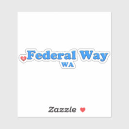 Liefde Federal Way WA Sticker