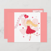 Liefde fee - Briefkaart (Voorkant / Achterkant)