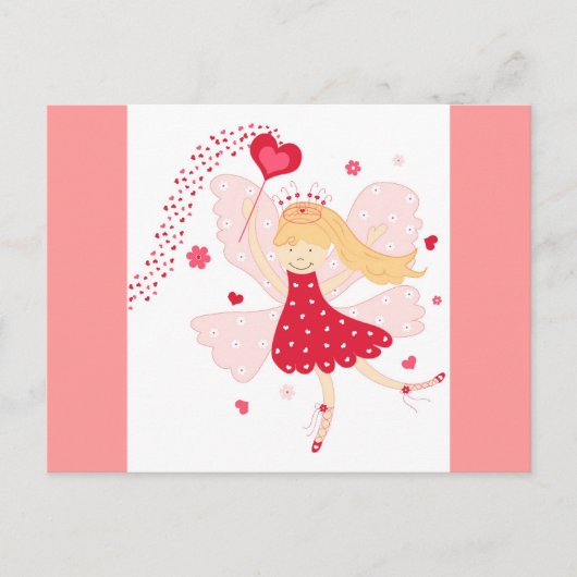 Liefde fee - Briefkaart (Voorkant)