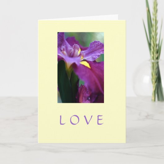 "Liefde" Feestdagen Kaart (Voorkant)