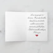 Liefde Feestdagen Kaart (Binnen)