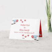  liefde feestdagen kaart (Achterkant)