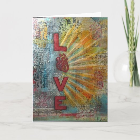 Liefde Feestdagen Kaart (Voorkant)