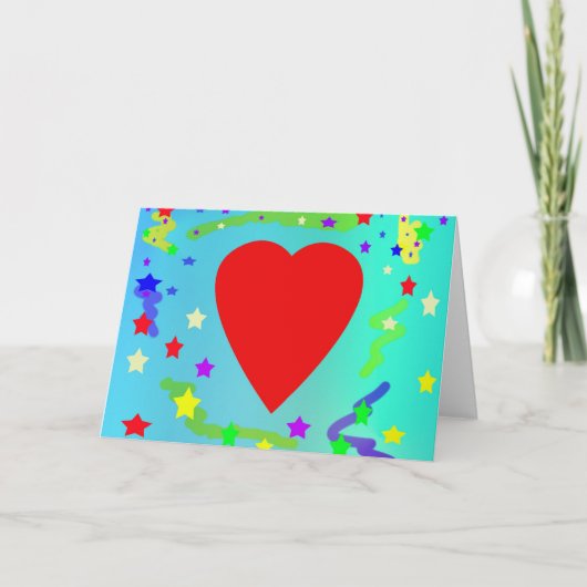 Liefde Feestdagen Kaart (Voorkant)