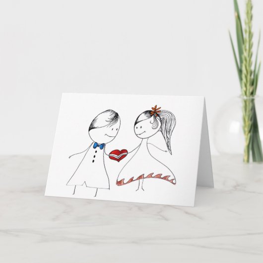 Liefde Feestdagen Kaart (Voorkant)